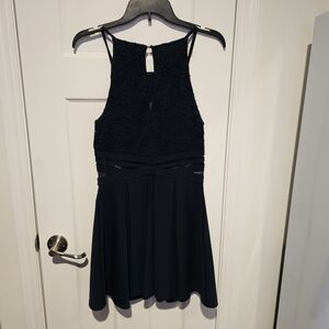 Speechless dark blue short dress